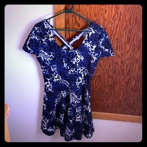 Animal print dress
